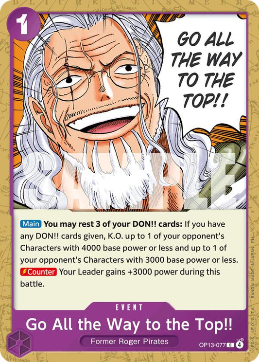 One Piece Card Game: Go All the Way to the Top!! card image