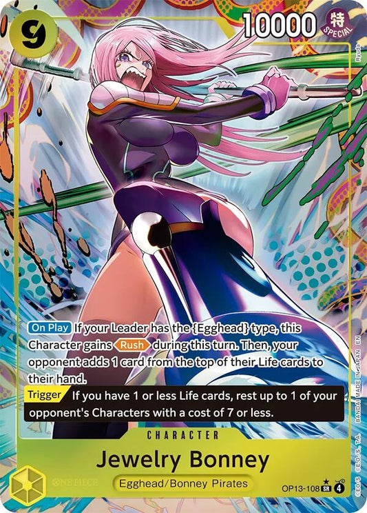 One Piece Card Game: Jewelry Bonney (108) (Alternate Art) card image