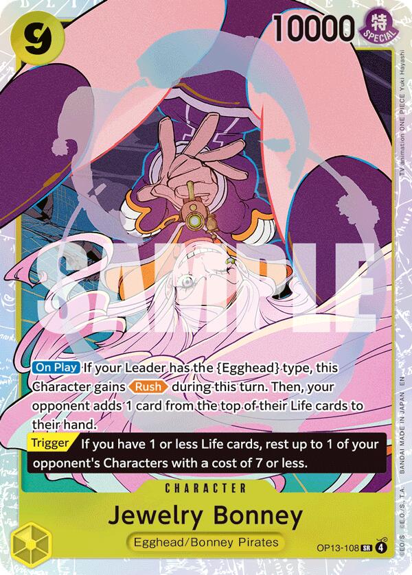 One Piece Card Game: Jewelry Bonney (108) card image