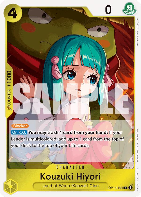 One Piece Card Game: Kouzuki Hiyori card image
