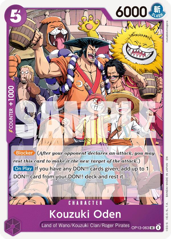 One Piece Card Game: Kouzuki Oden card image