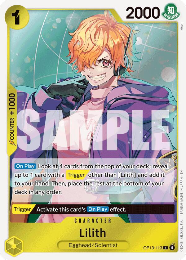 One Piece Card Game: Lilith card image