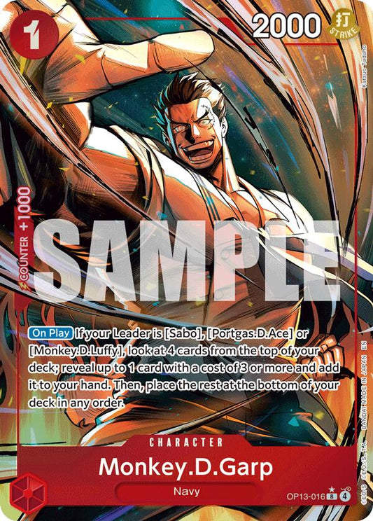 One Piece Card Game: Monkey.D.Garp (Alternate Art) card image