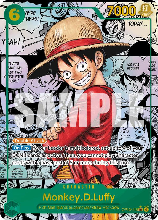 One Piece Card Game: Monkey.D.Luffy (118) (Super Alternate Art) card image