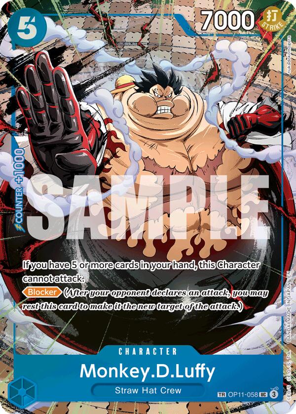 One Piece Card Game: Monkey.D.Luffy - OP11-058 (TR) card image