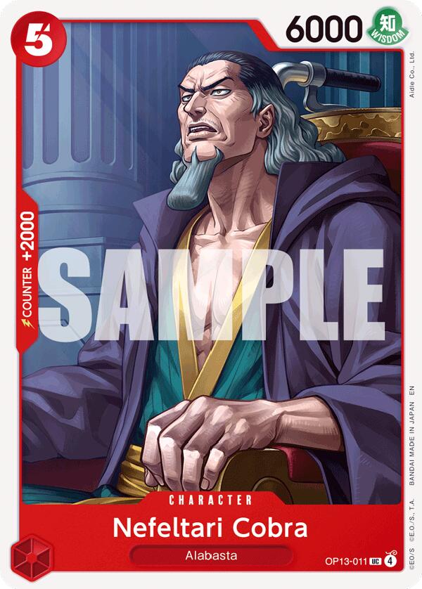 One Piece Card Game: Nefeltari Cobra card image