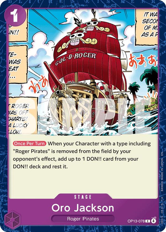 One Piece Card Game: Oro Jackson card image
