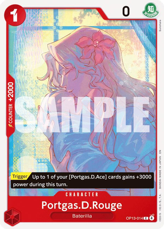 One Piece Card Game: Portgas.D.Rouge card image