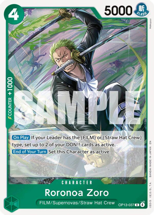 One Piece Card Game: Roronoa Zoro card image