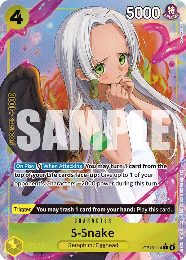 One Piece Card Game: S-Snake (Alternate Art) card image