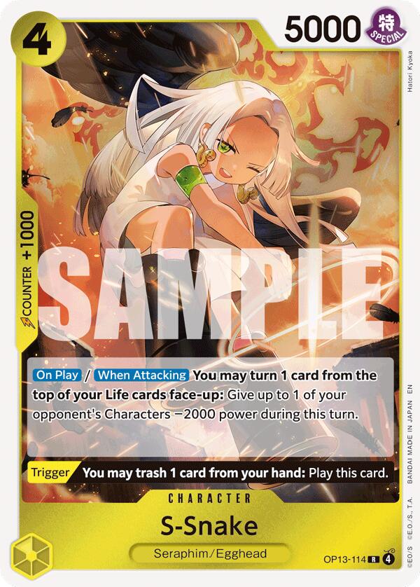 One Piece Card Game: S-Snake card image