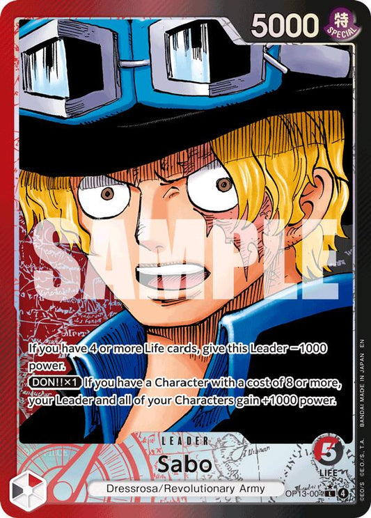 One Piece Card Game: Sabo (004) (Alternate Art) card image
