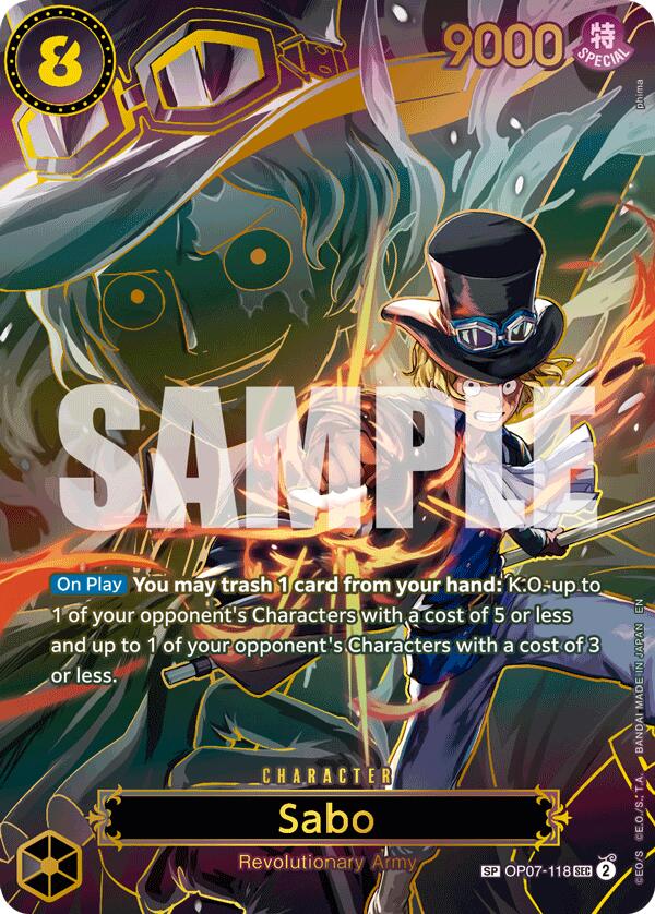 One Piece Card Game: Sabo - OP07-118 (SP) card image