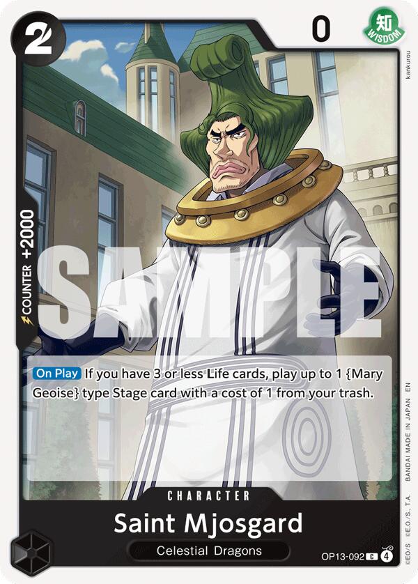One Piece Card Game: Saint Mjosgard card image