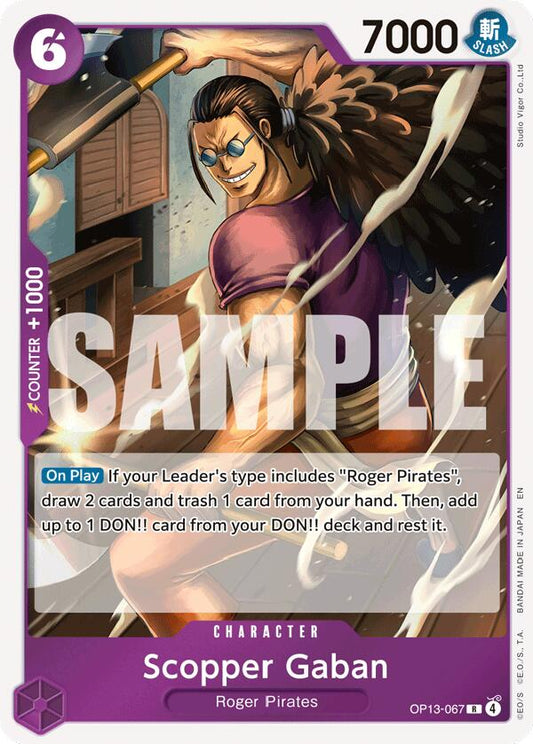 One Piece Card Game: Scopper Gaban card image