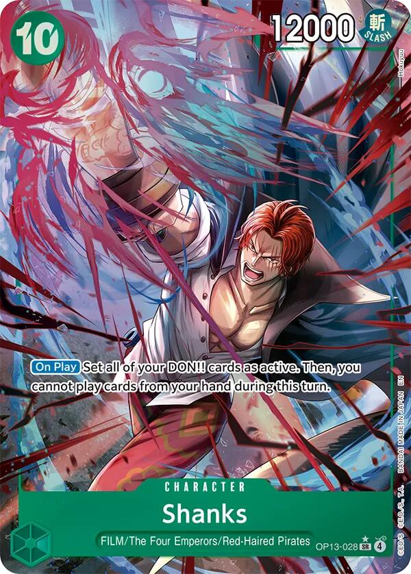 One Piece Card Game: Shanks (028) (Alternate Art) card image