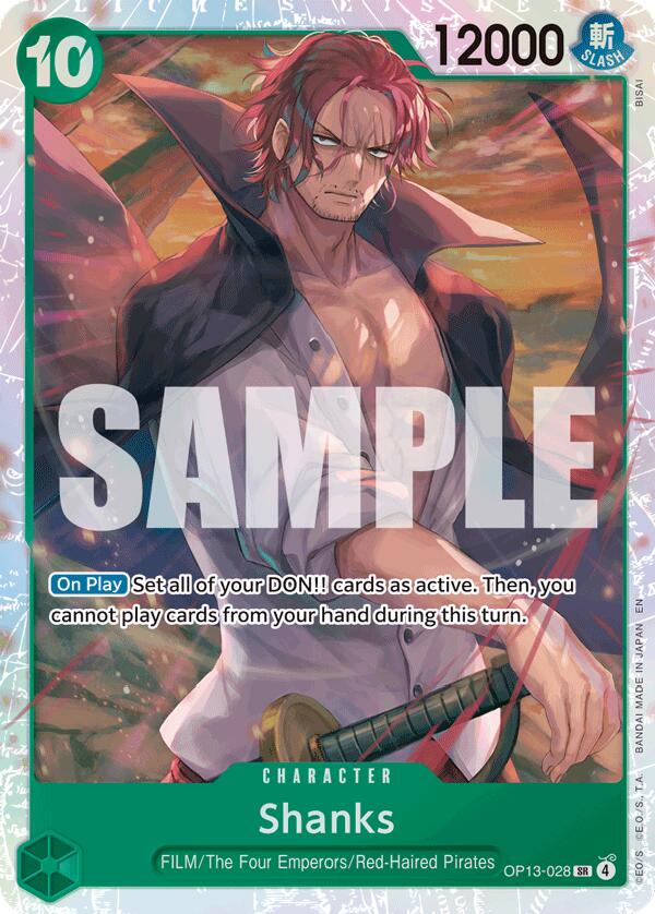 One Piece Card Game: Shanks (028) card image