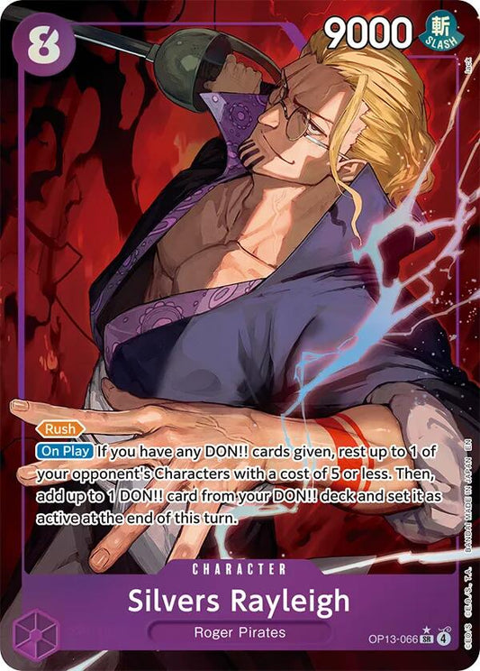 One Piece Card Game: Silvers Rayleigh (Alternate Art) card image