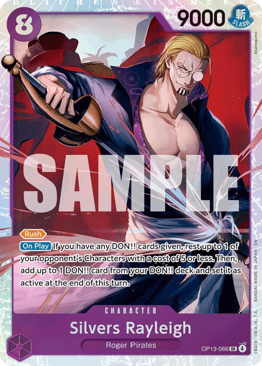 One Piece Card Game: Silvers Rayleigh card image