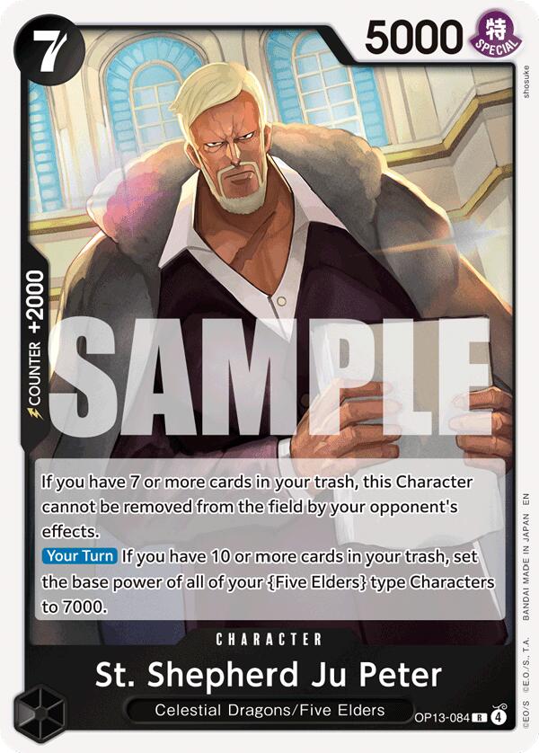 One Piece Card Game: St. Shepherd Ju Peter card image