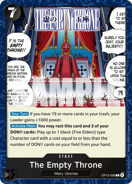 One Piece Card Game: The Empty Throne card image