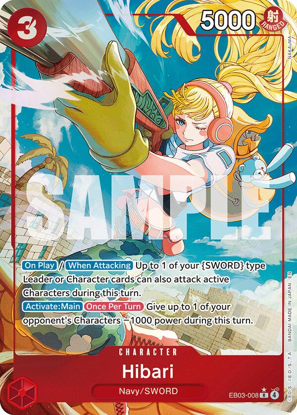 One Piece Card Game: Hibari (Alternate Art) card image