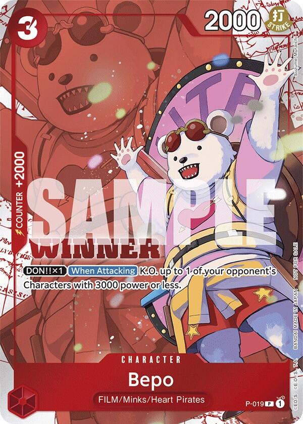 One Piece Card Game: Bepo (Winner Pack Vol. 7) card image
