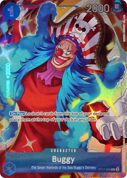 One Piece Card Game: Buggy (Seven Warlords of the Sea Binder Set) card image