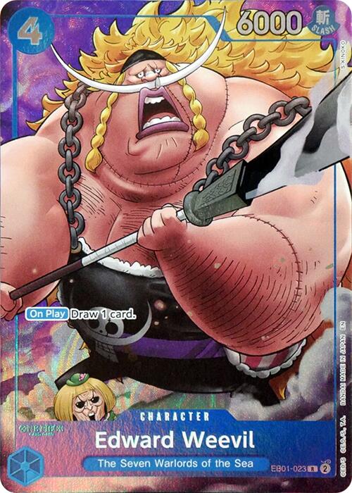 One Piece Card Game: Edward Weevil (Seven Warlords of the Sea Binder Set) card image