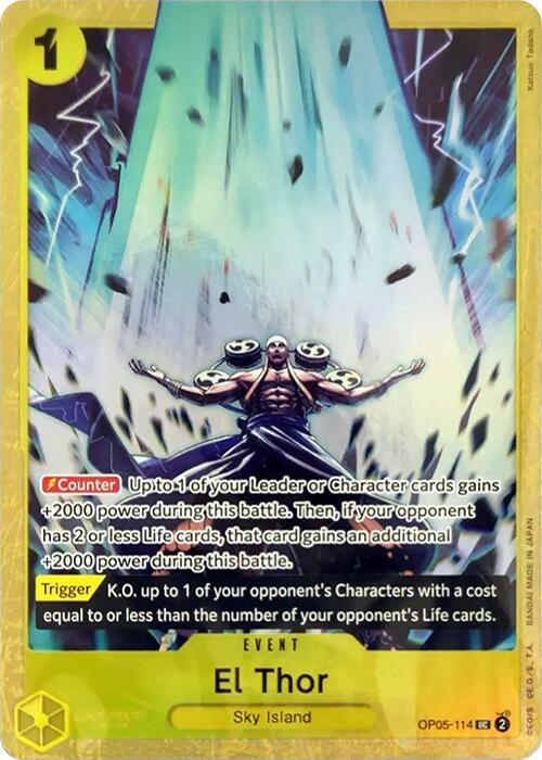 One Piece Card Game: El Thor (Premium Card Collection -Best Selection Vol. 2-) card image