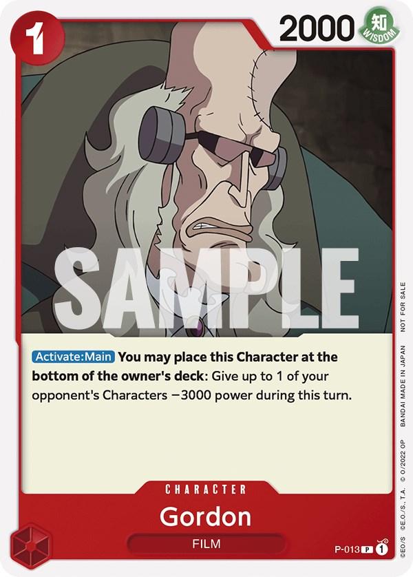 One Piece Card Game: Gordon (One Piece Film Red) card image