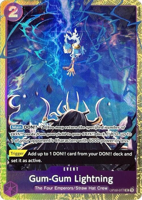 One Piece Card Game: Gum-Gum Lightning (Premium Card Collection -Best Selection Vol. 4-) card image