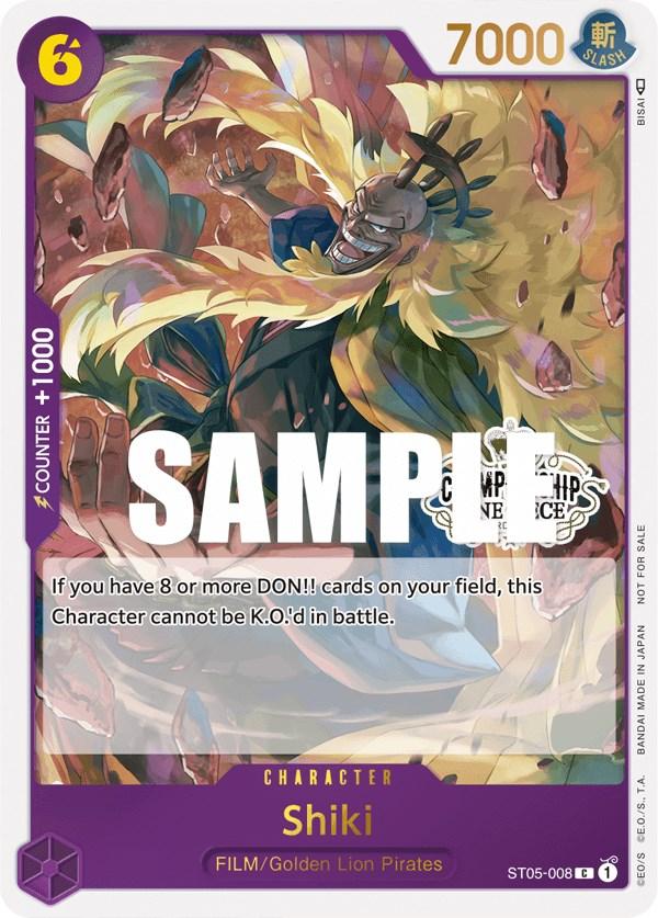 One Piece Card Game: Shiki (Store Championship Participation Pack Vol. 2) card image