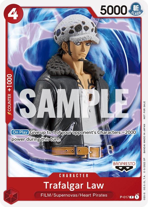 One Piece Card Game: Trafalgar Law (One Piece Film Red) card image