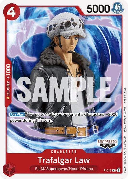 One Piece Card Game: Trafalgar Law (One Piece Film Red) card image