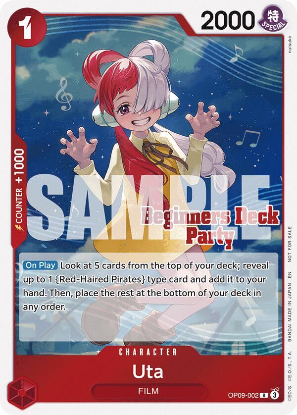 One Piece Card Game: Uta (Beginners Deck Party [ST-23] - [ST-28] Participation Pack) card image