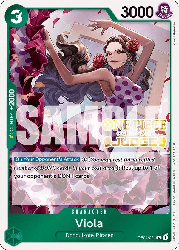One Piece Card Game: Viola (Judge Pack Vol. 4) card image