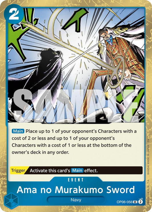 One Piece Card Game: Ama no Murakumo Sword (Pirate Foil) card image
