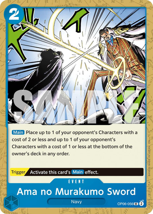 One Piece Card Game: Ama no Murakumo Sword (Reprint) card image