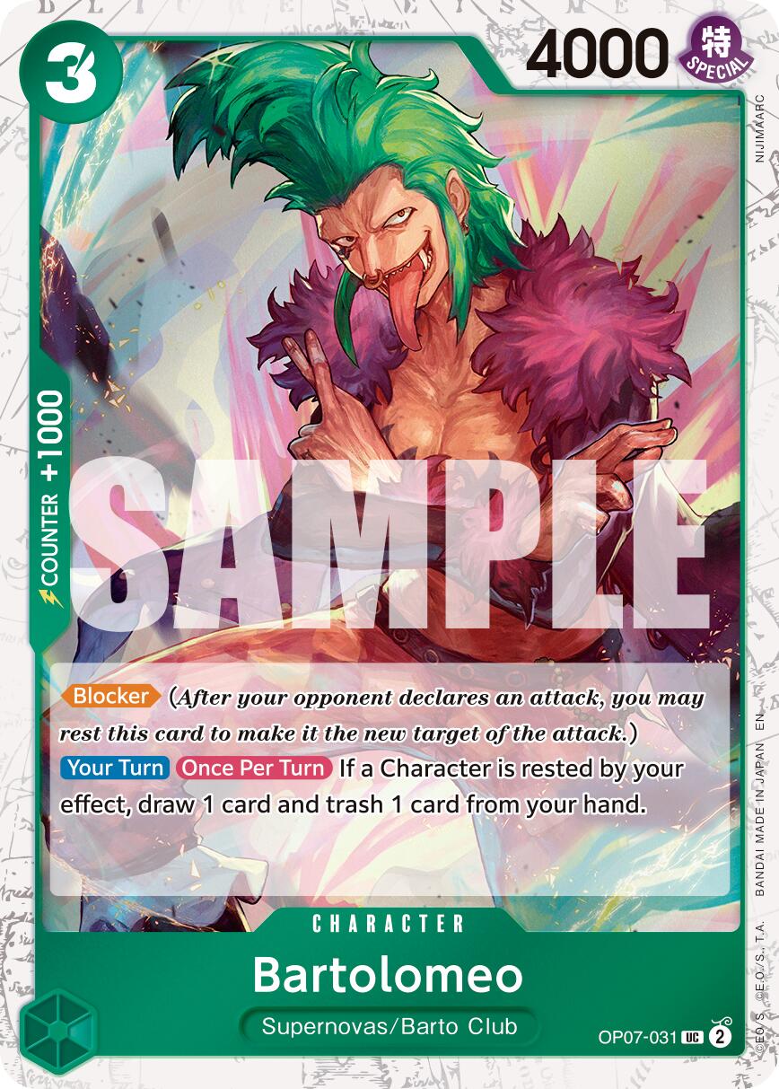 One Piece Card Game: Bartolomeo (Pirate Foil) card image