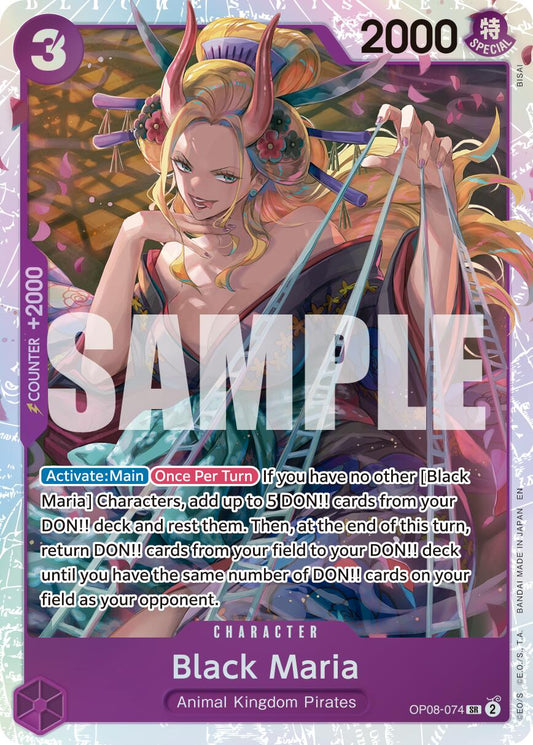 One Piece Card Game: Black Maria (Reprint) card image