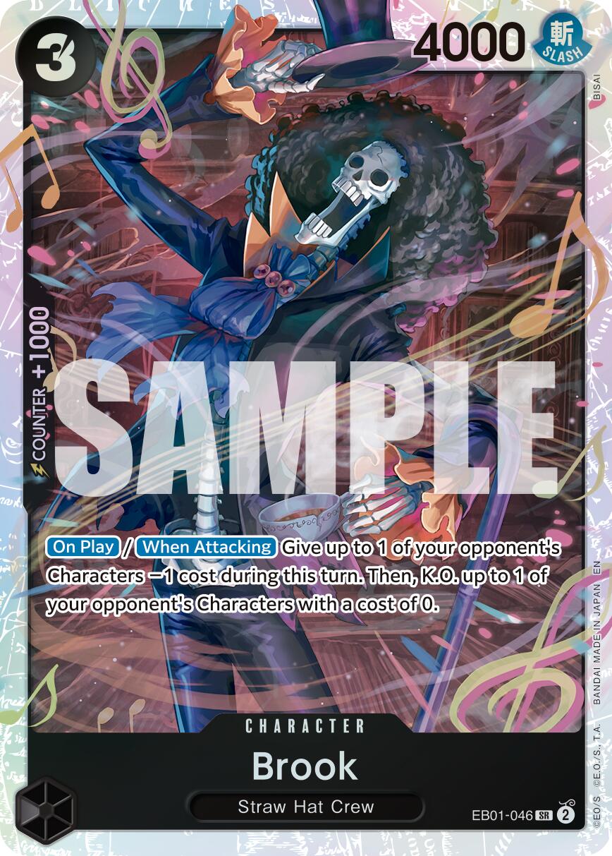 One Piece Card Game: Brook - EB01-046 (Reprint) card image