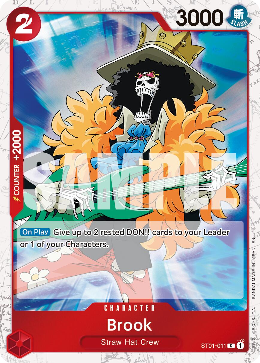 One Piece Card Game: Brook - ST01-011 (Pirate Foil) card image