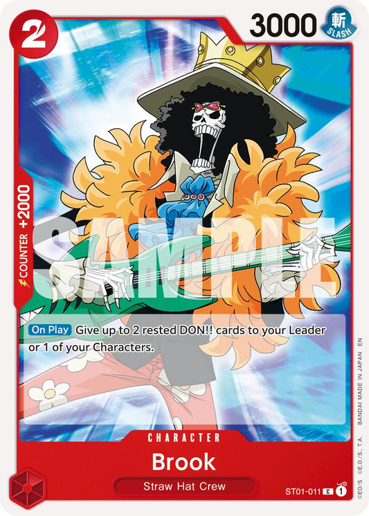 One Piece Card Game: Brook - ST01-011 (Reprint) card image