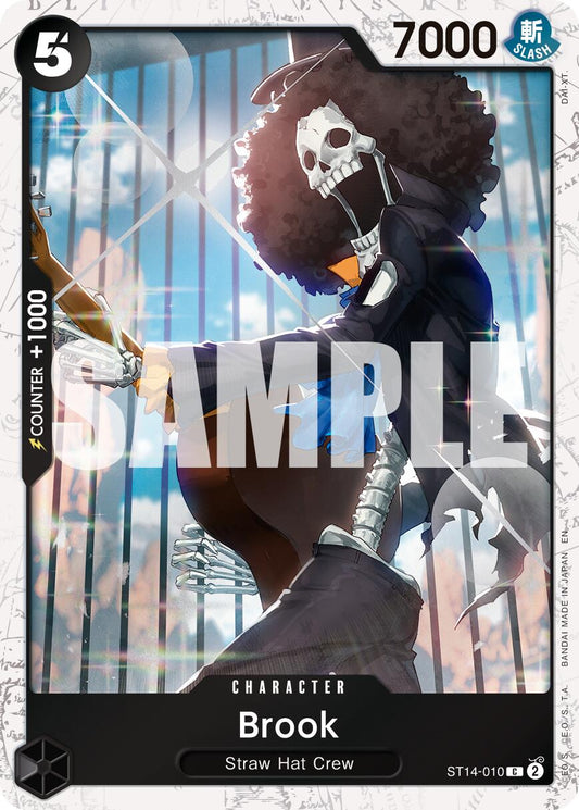 One Piece Card Game: Brook - ST14-010 (Pirate Foil) card image