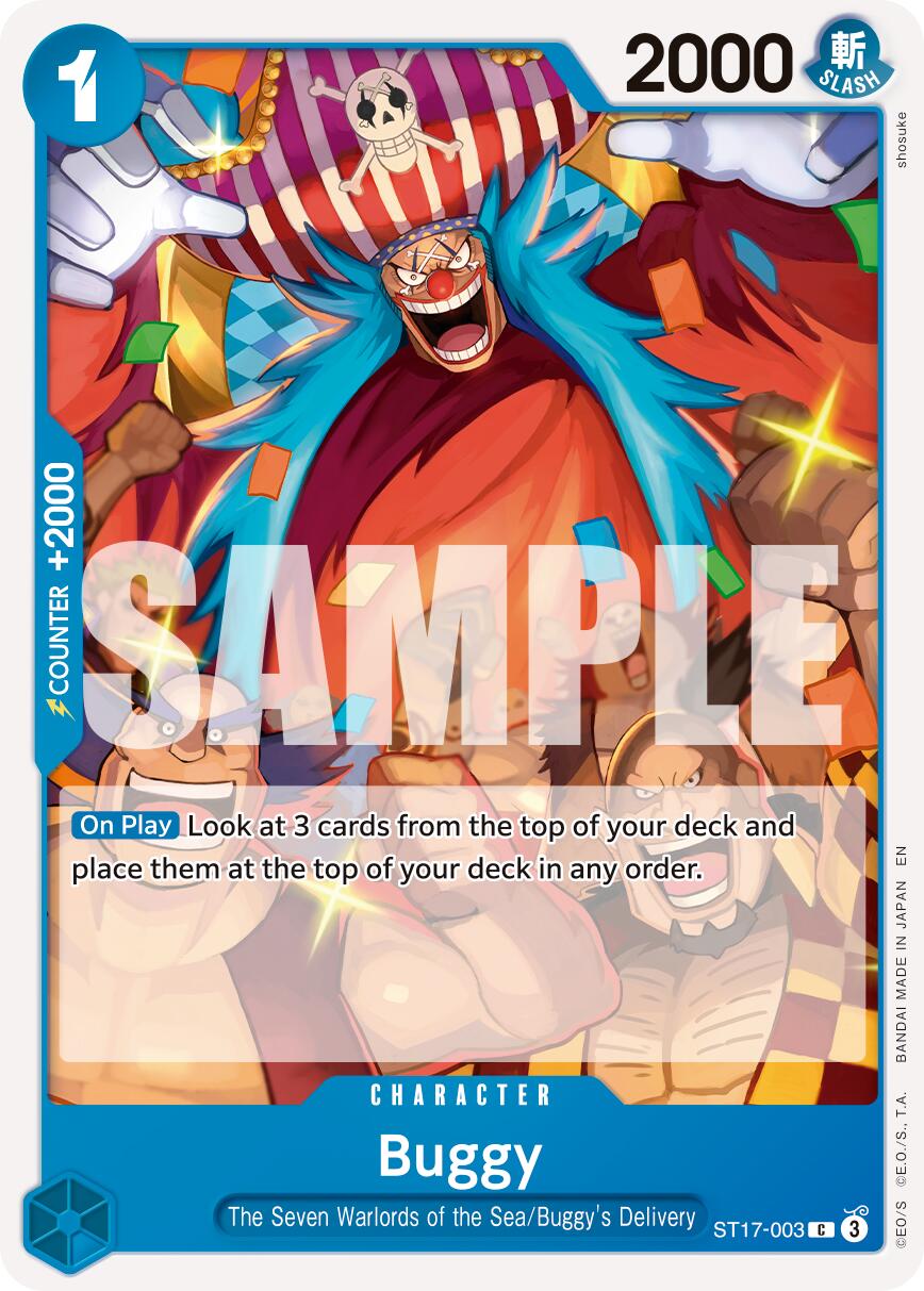 One Piece Card Game: Buggy - ST17-003 (Reprint) card image