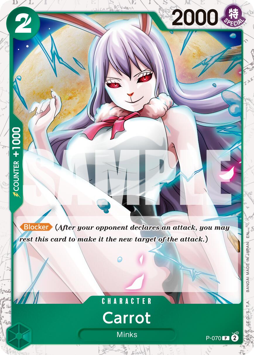 One Piece Card Game: Carrot - P-070 (Pirate Foil) card image