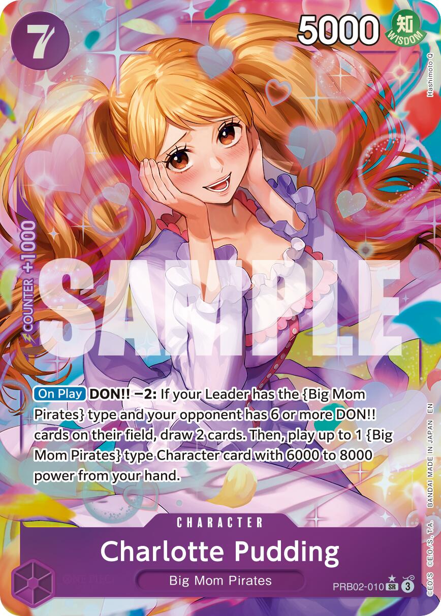 One Piece Card Game: Charlotte Pudding - PRB02-010 (Alternate Art) card image