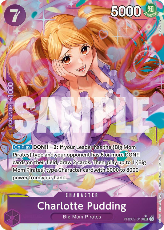 One Piece Card Game: Charlotte Pudding - PRB02-010 (Alternate Art) card image