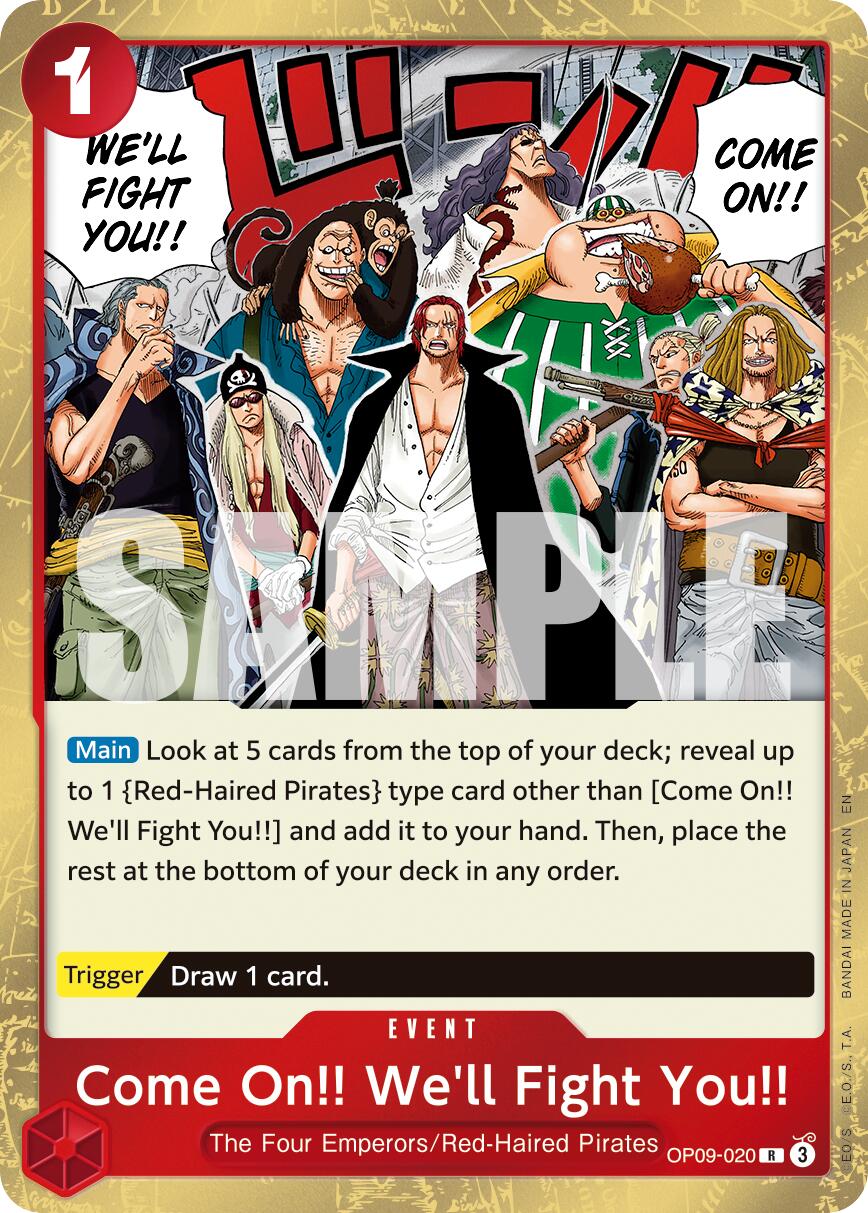 One Piece Card Game: Come On!! We'll Fight You!! (Reprint) card image